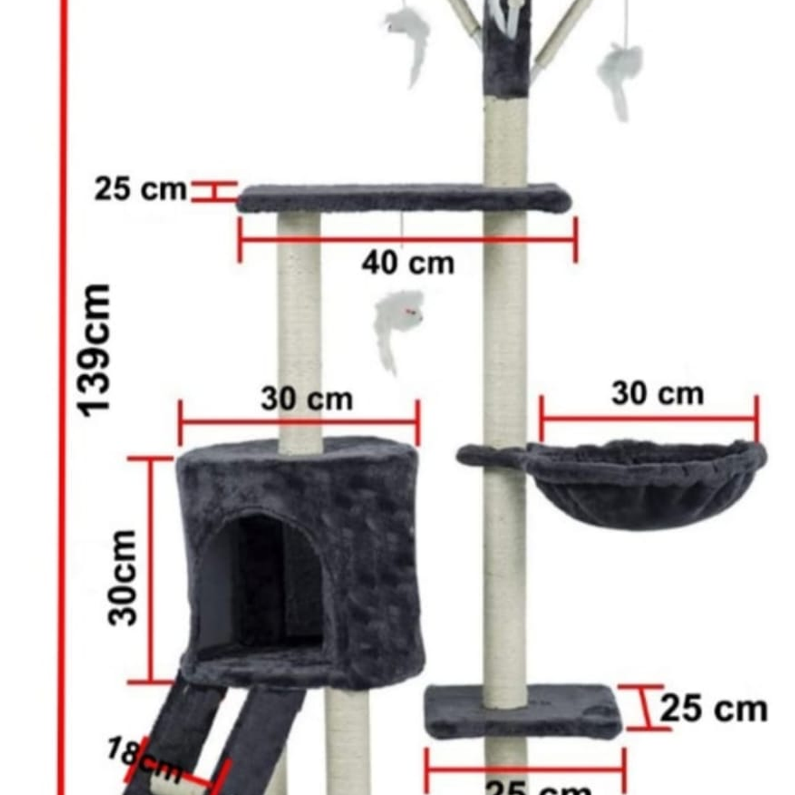 Rascador Para Gatos (Tamaño Mediano) 4