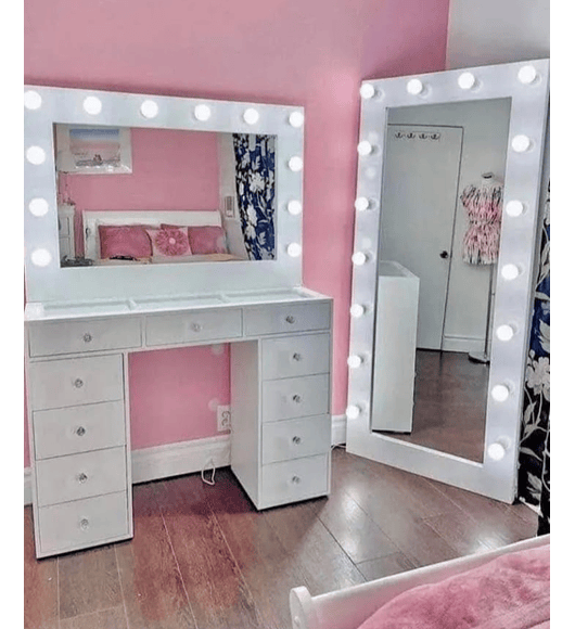 Tocador de Holywood vanity