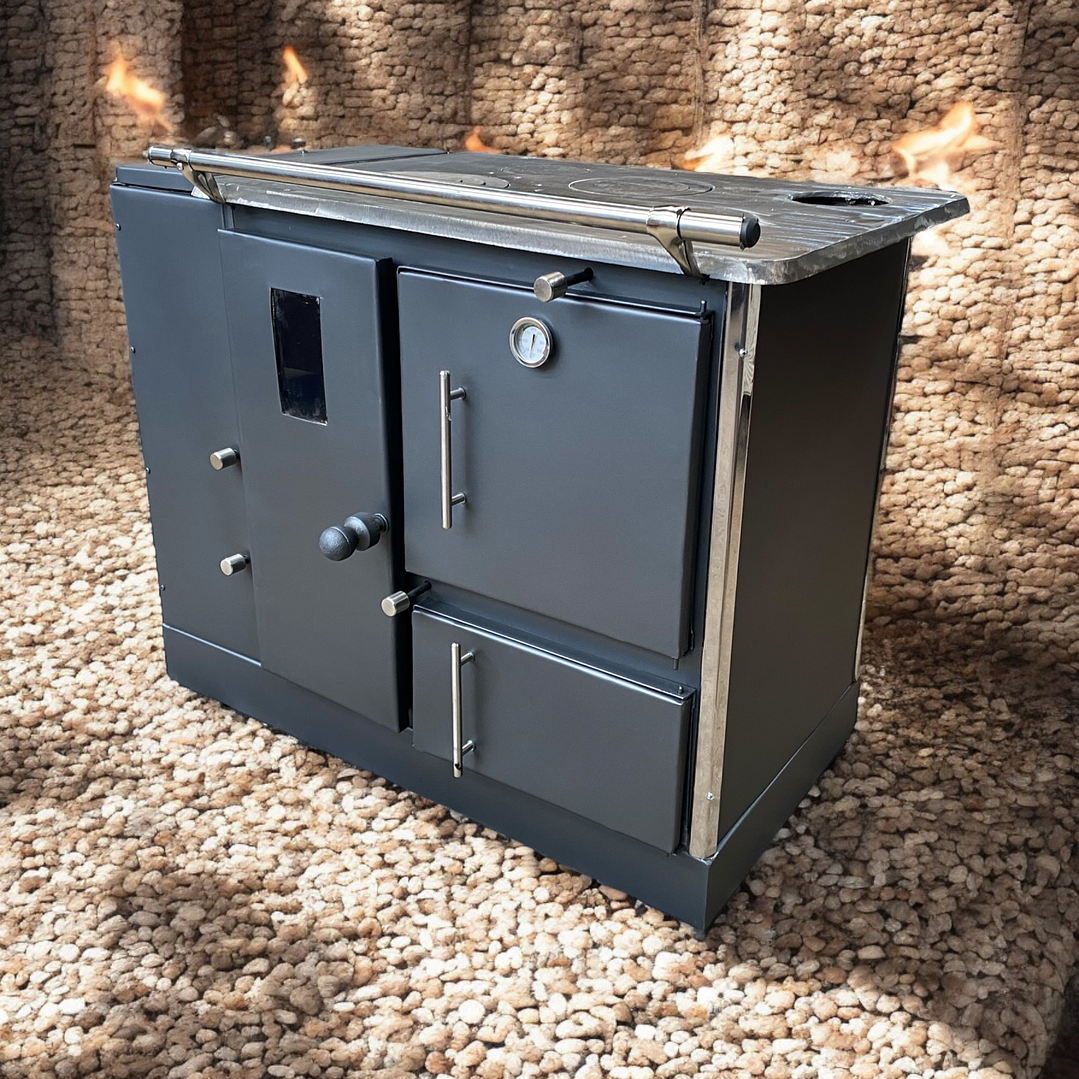 COCINA A PELLET MODELO ECOMIX MIXTA PELLET O LEÑA  2