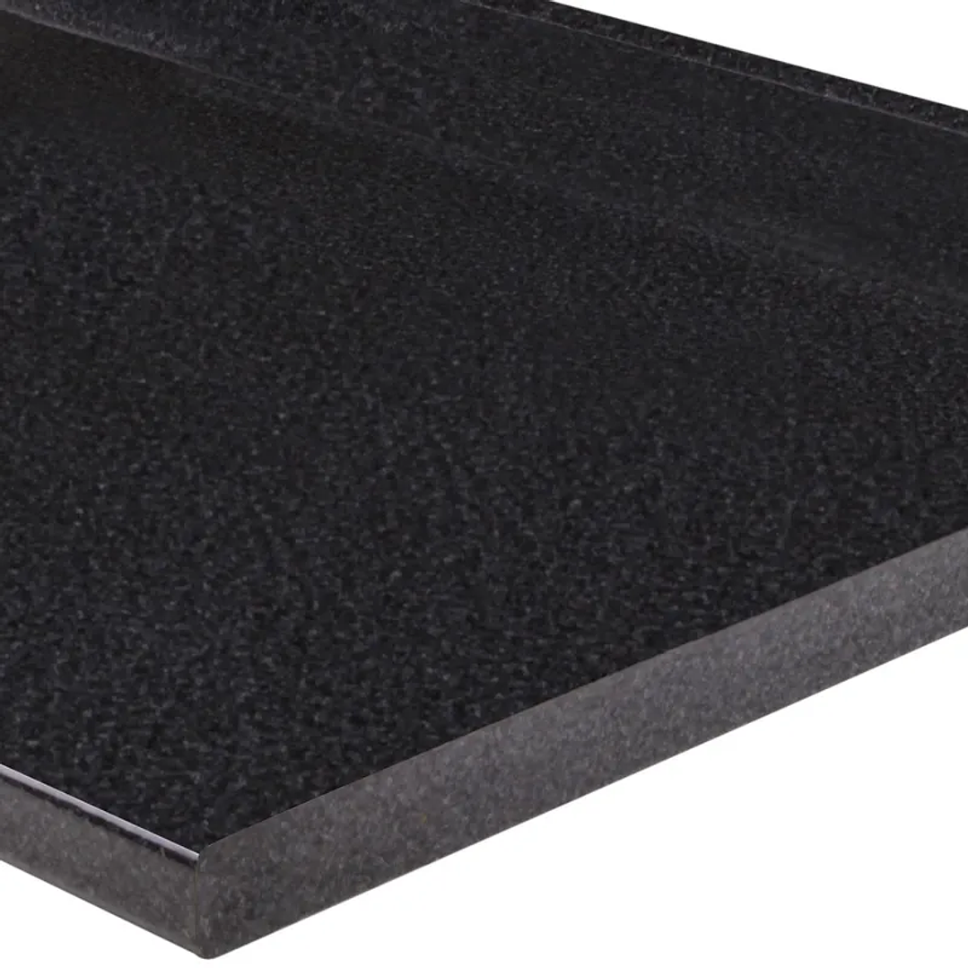 Cubierta para Mesón de Cocina 122x50 cm de Melamina Granito Negro 1