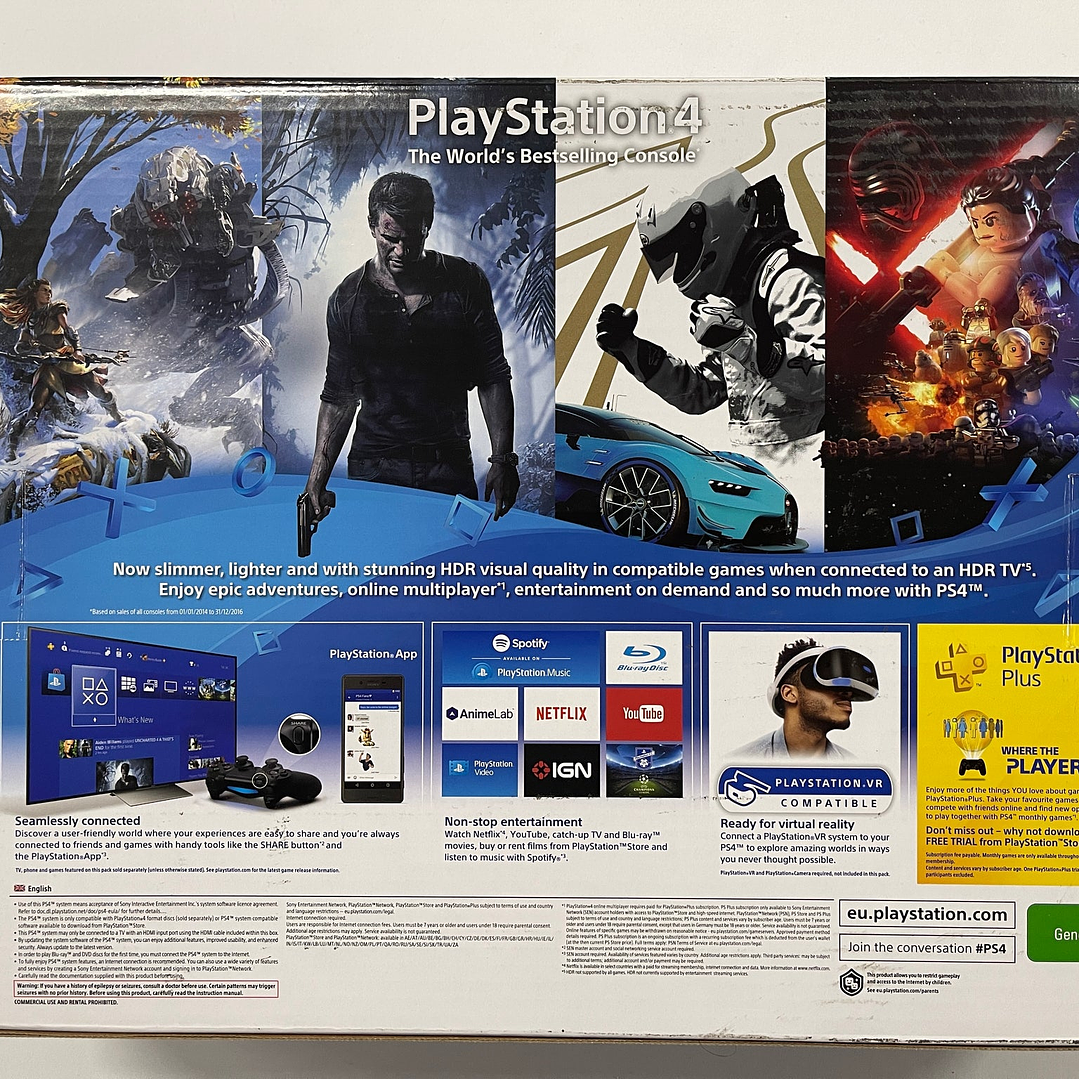 Consola Sony PlayStation 4 PS4 Slim de 1 TB completa en caja 3