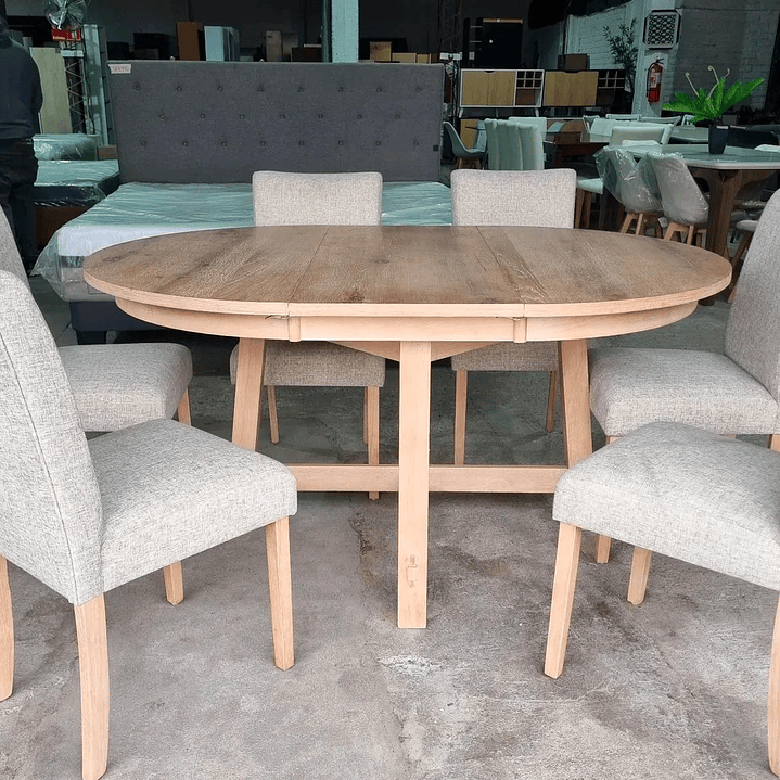 Comedor Preston 6 Sillas Extensible 3