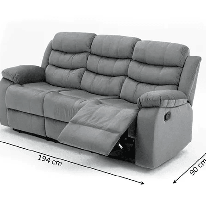 Sofá reclinable 3 plazas 1