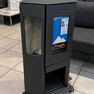 Estufa a leña amestic corner 650