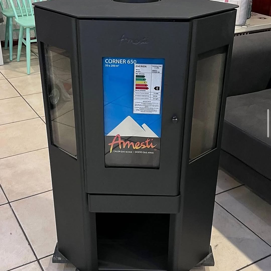 Estufa a leña amestic corner 650 2