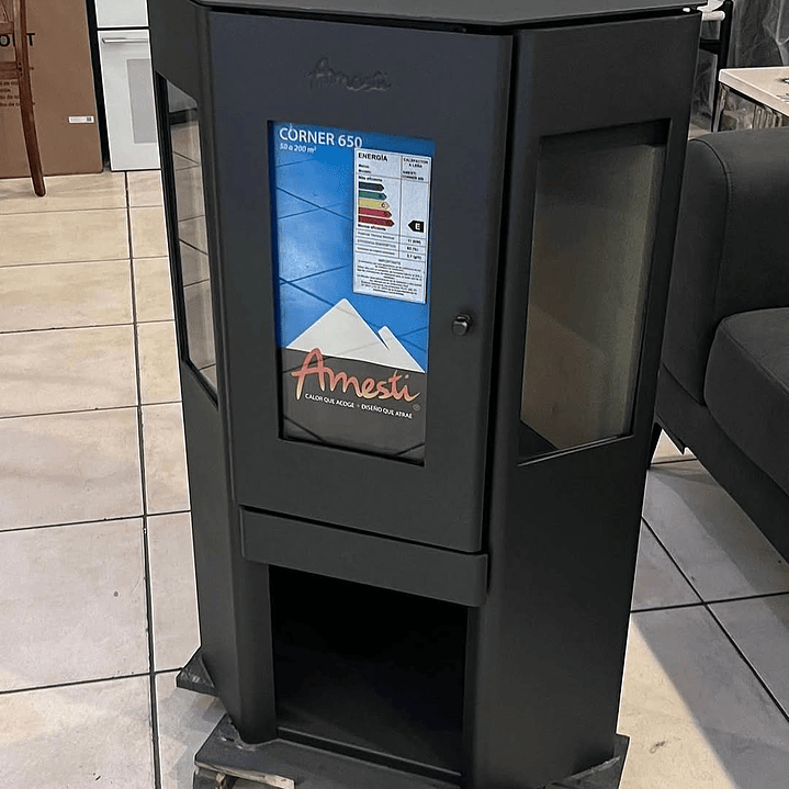 Estufa a leña amestic corner 650 4