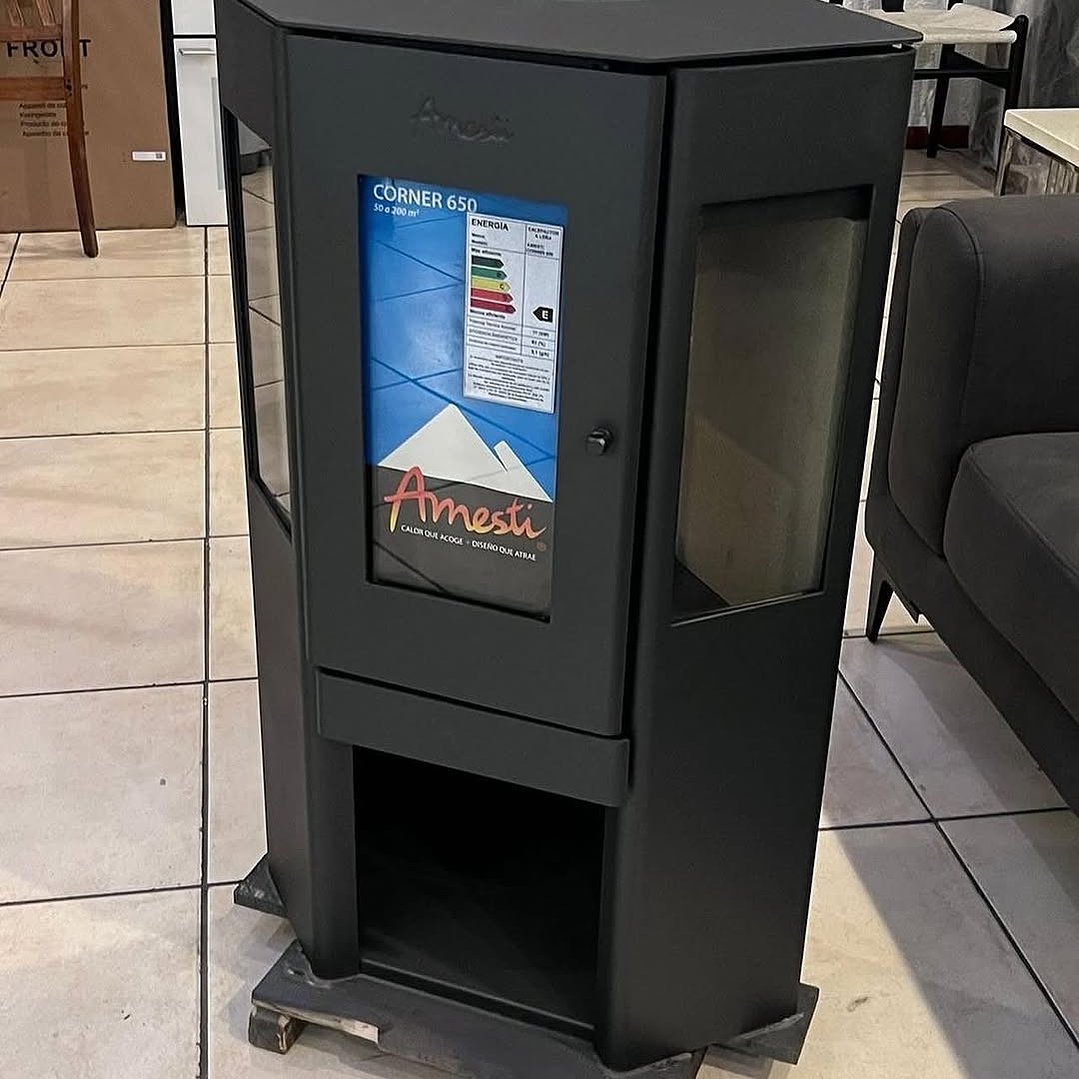 Estufa a leña amestic corner 650 5