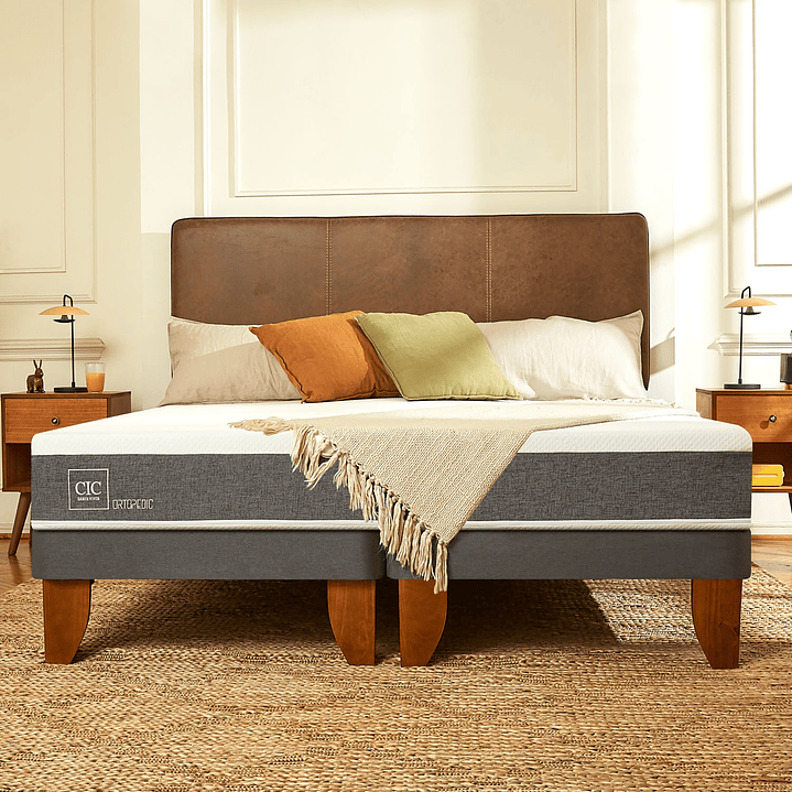 Colchón 2 Plazas Ortopedic 150x190 + Almohadas 3