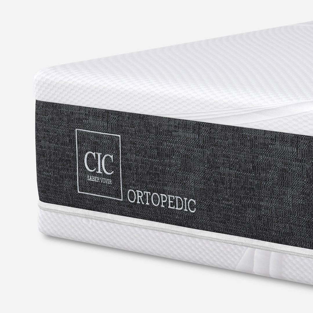 Colchón 2 Plazas Ortopedic 150x190 + Almohadas 4