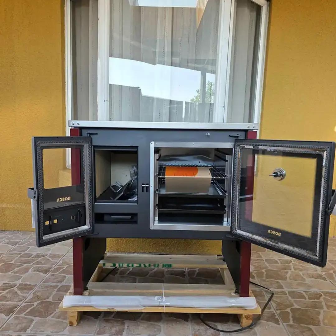 Cocina a Leña Bosca Hestia 90 + Kit de instalación 3