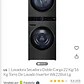 Torre de Lavado WashTower™ LG 4.5cu.ft (lavado)/7.4cu.ft (Secado a Gas), WKGX201HBA, Carga Frontal, Center Control™ - Miniatura 1