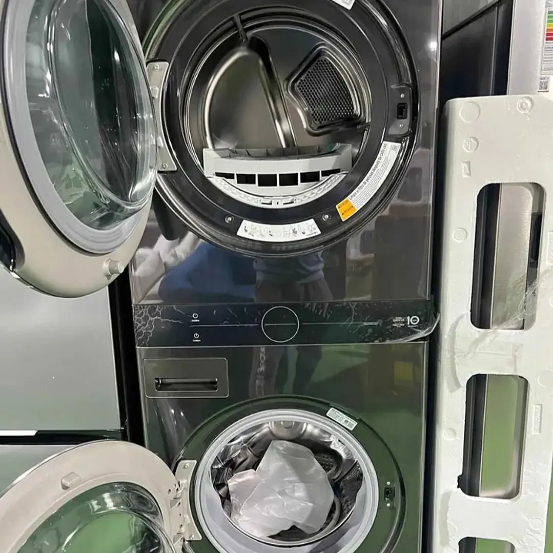 Torre de Lavado WashTower™ LG 4.5cu.ft (lavado)/7.4cu.ft (Secado a Gas), WKGX201HBA, Carga Frontal, Center Control™ 3