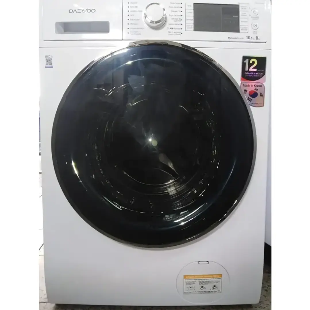 Lavadora Secadora Frontal Daewoo Dwc - Ea1430w 10.5 X 8 Kg 1