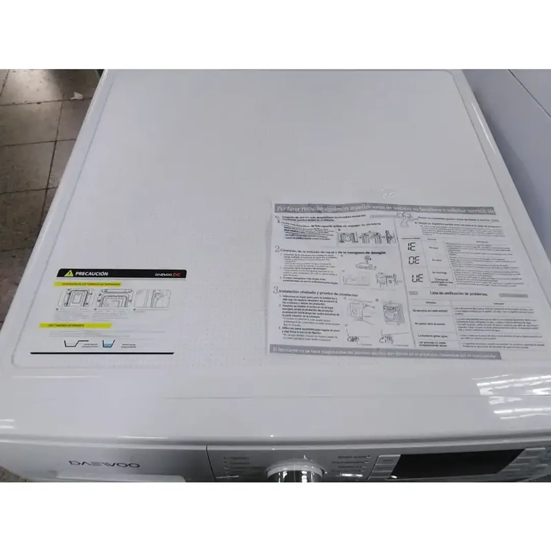 Lavadora Secadora Frontal Daewoo Dwc - Ea1430w 10.5 X 8 Kg 3