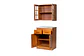 Mueble de Cocina Set Elevacion y base Berin Madera Nogal 2 Puertas - Miniatura 2