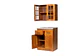 Mueble de Cocina Set Elevacion y base Berin Madera Nogal 2 Puertas - Miniatura 3