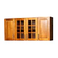 Mueble de Cocina Berlin Madera Nogal Elevacion 4 Puertas - Miniatura 1
