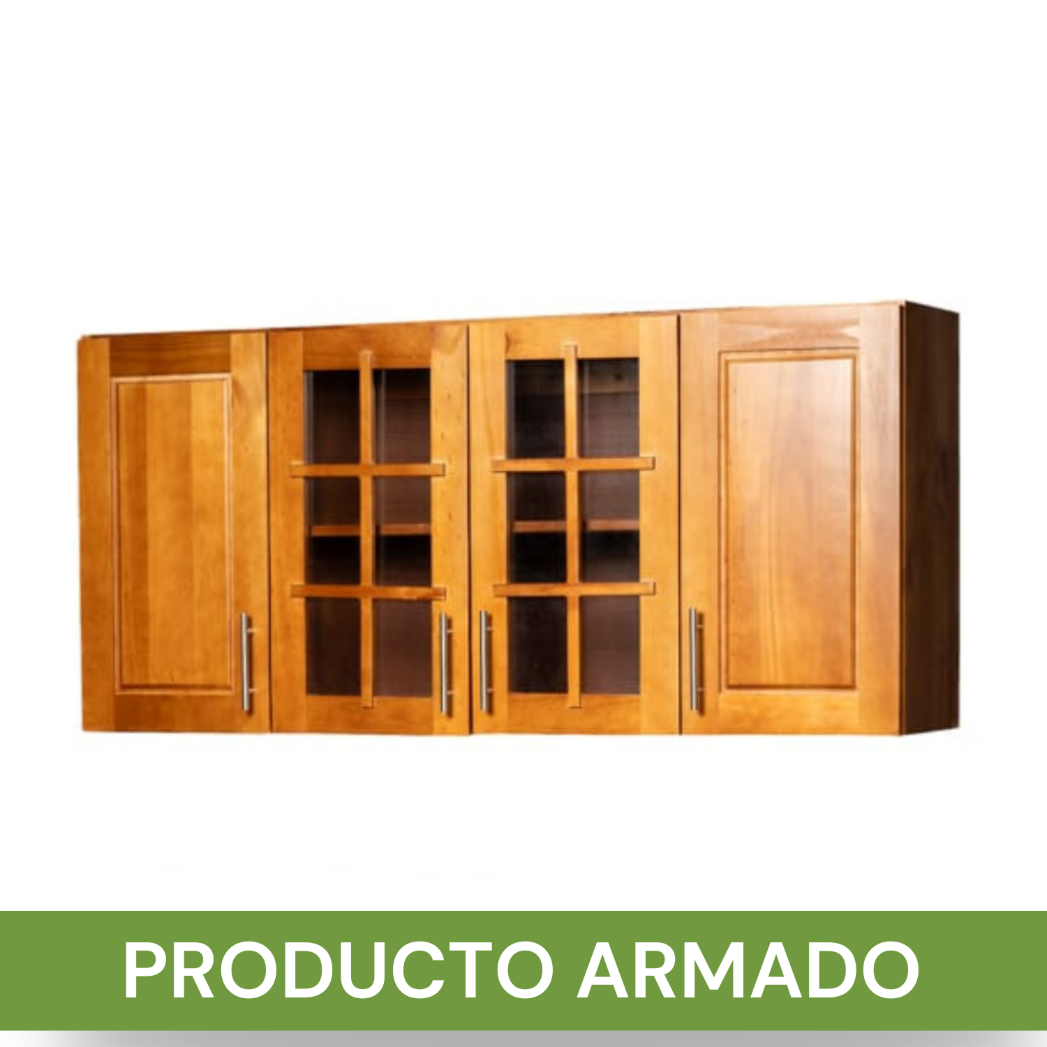 Mueble de Cocina Berlin Madera Nogal Elevacion 4 Puertas 4