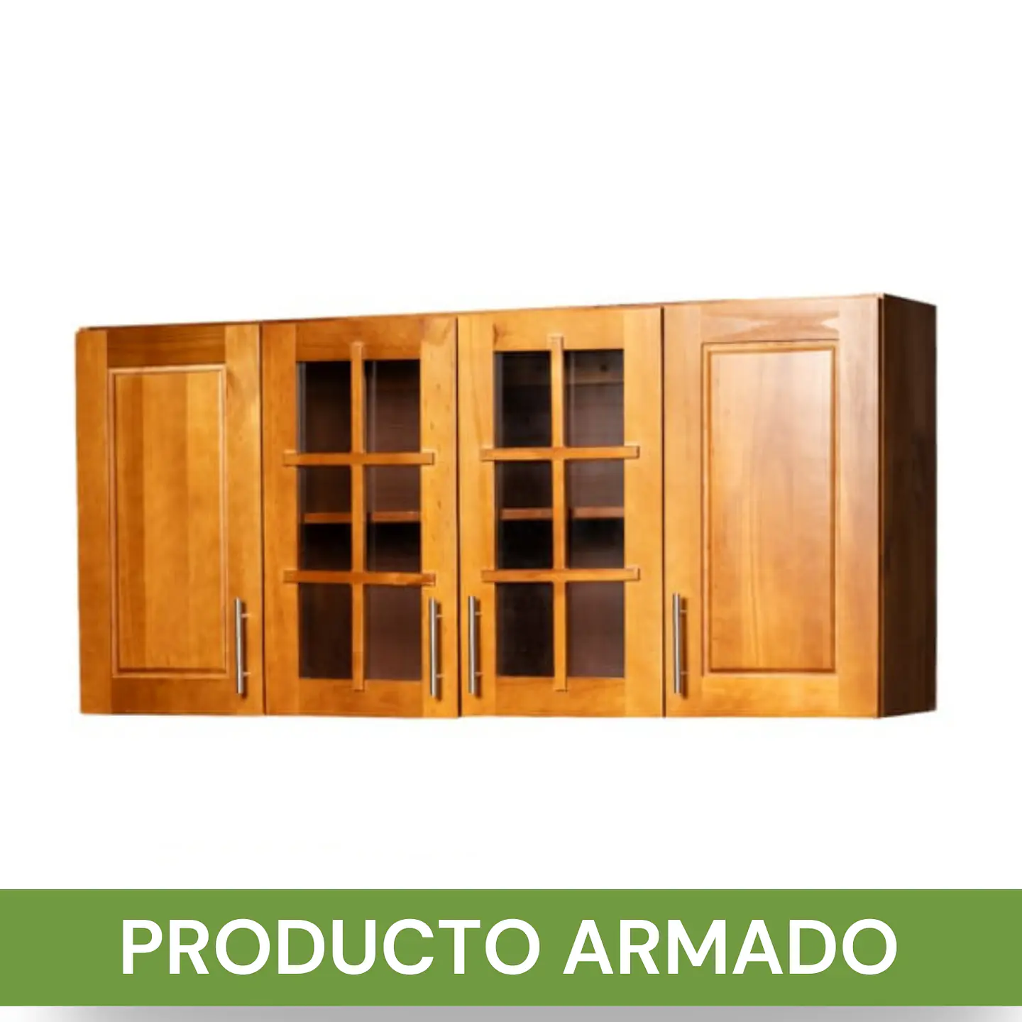 Mueble de Cocina Berlin Madera Nogal Elevacion 4 Puertas 4