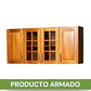 Mueble de Cocina Berlin Madera Nogal Elevacion 4 Puertas - Miniatura 4