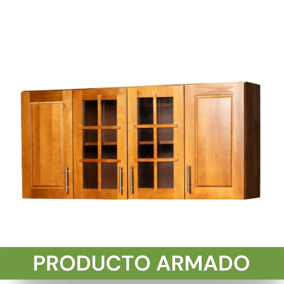 Mueble de Cocina Berlin Madera Nogal Elevacion 4 Puertas 4
