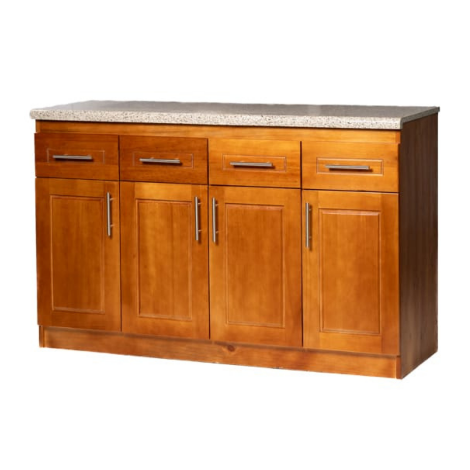 Mueble de Cocina Berlin Madera Nogal Base 4 Puertas 1