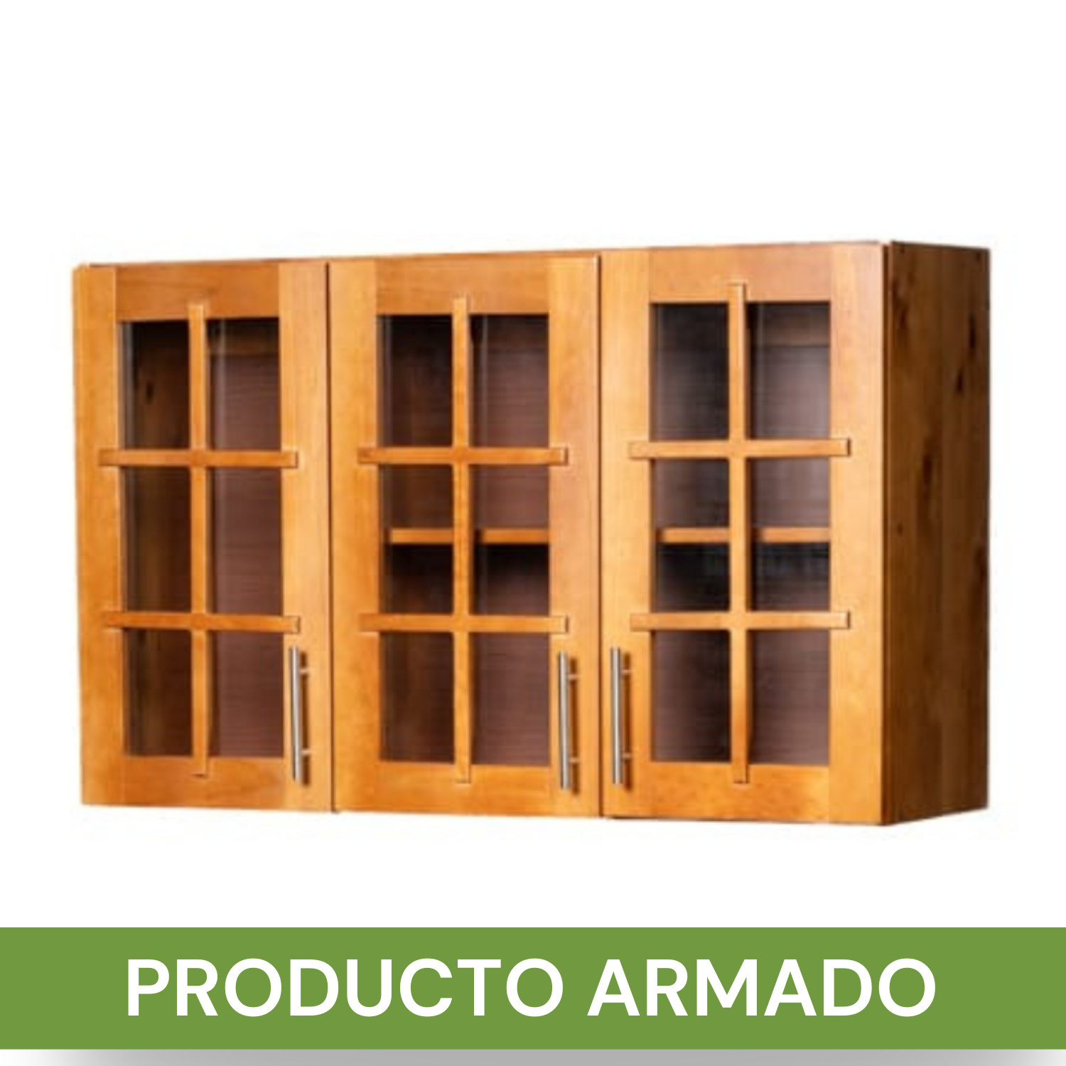Mueble de Cocina Berlin Madera Nogal Elevacion 3 Puertas 3