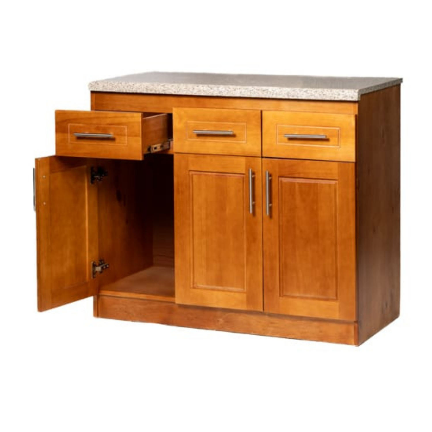 Mueble de Cocina Berlin Madera Nogal Base 3 Puertas 2