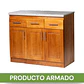 Mueble de Cocina Berlin Madera Nogal Base 3 Puertas - Miniatura 3