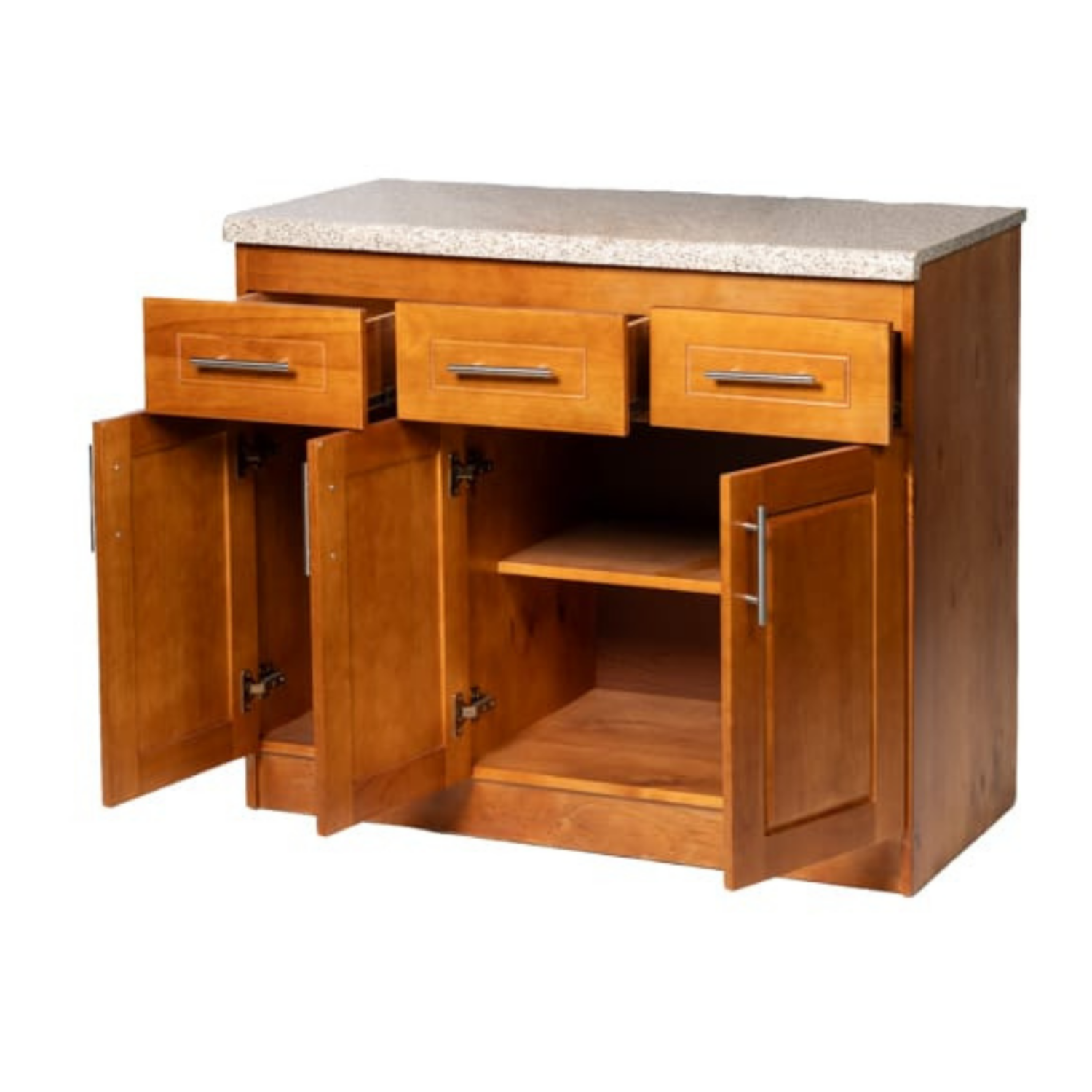 Mueble de Cocina Berlin Madera Nogal Base 3 Puertas 4