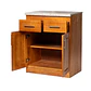 Mueble de Cocina Berlin Madera Nogal Base 2 Puertas - Miniatura 3