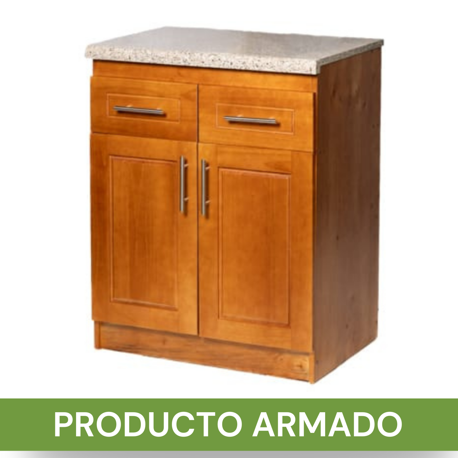 Mueble de Cocina Berlin Madera Nogal Base 2 Puertas 2