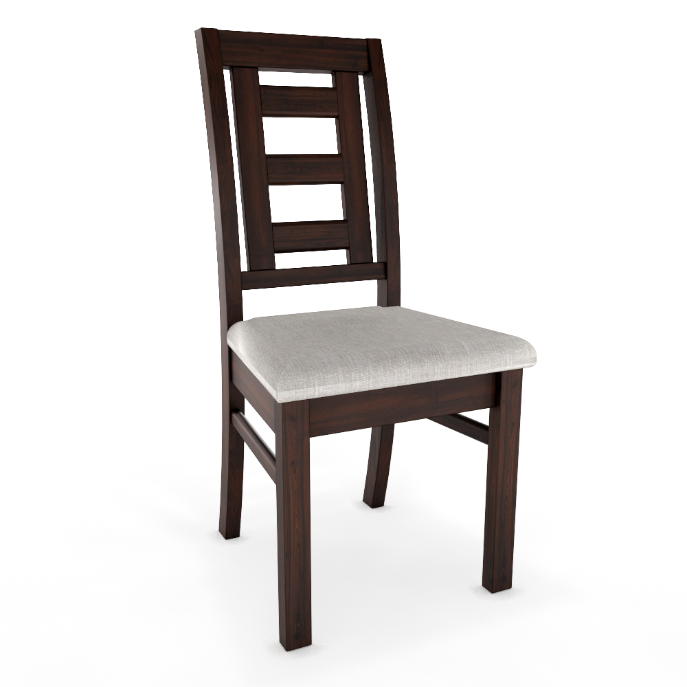 Juego de comedor porcelanato sevilla 6 personas chocolate madera 4