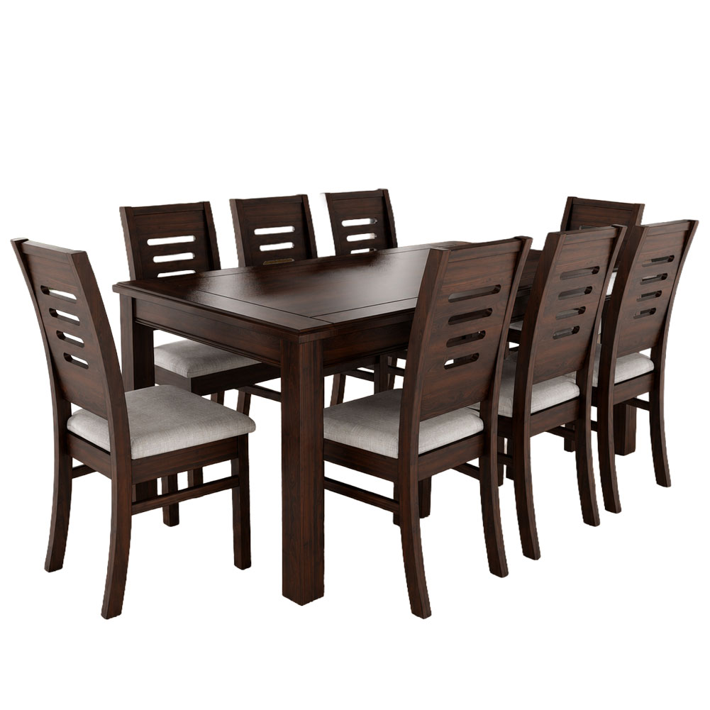 Juego de comedor roma chocolate 8 personas 1