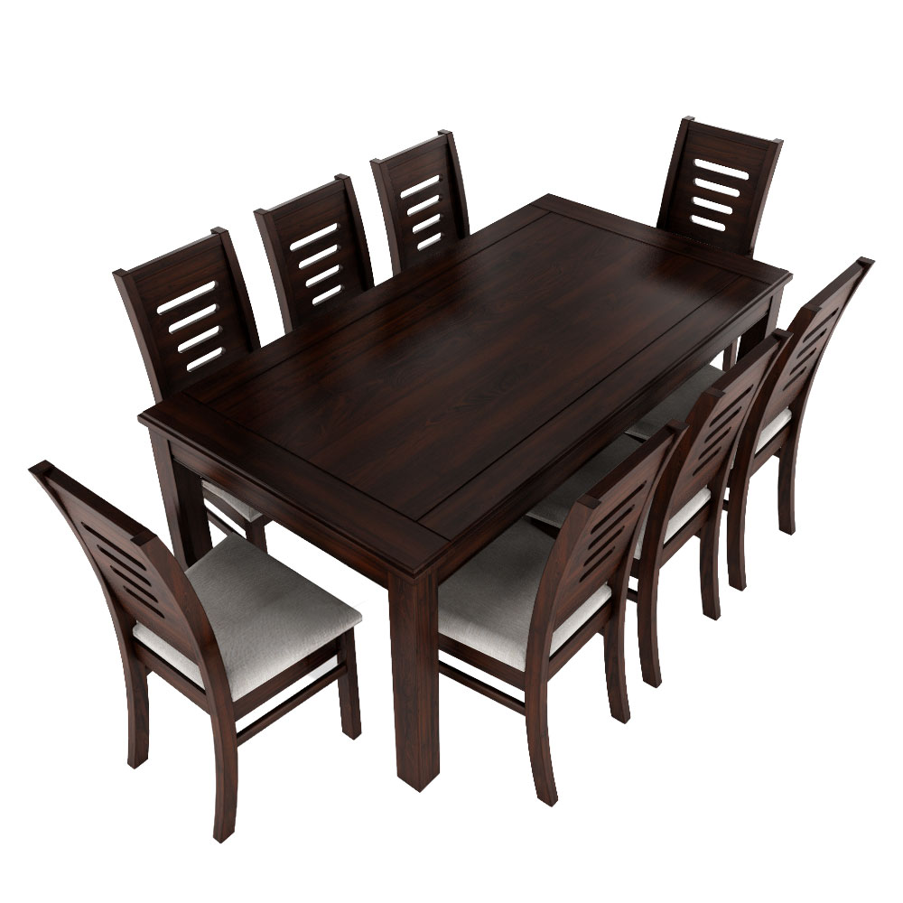 Juego de comedor roma chocolate 8 personas 3