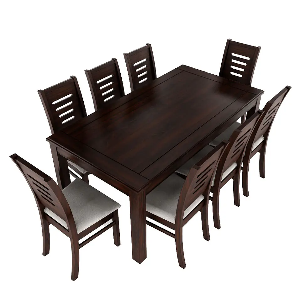 Juego de comedor roma chocolate 8 personas 3