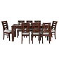 Juego de comedor sevilla nogal 8 personas - Miniatura 1