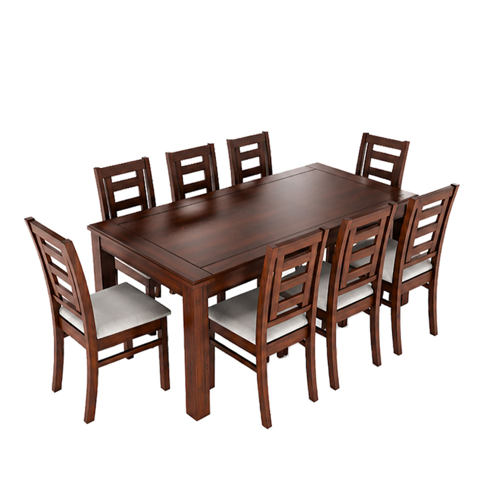 Juego de comedor sevilla nogal 8 personas 3