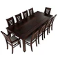 Juego de Comedor Roma 10 Personas Chocolate Incluye 2 Sitiales - Miniatura 2