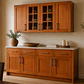 Mueble de Cocina Set Elevacion y base Berin Madera Nogal 4 Puertas - Miniatura 4