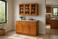 Mueble de Cocina Set Elevacion y base Berin Madera Nogal 3 Puertas - Miniatura 4