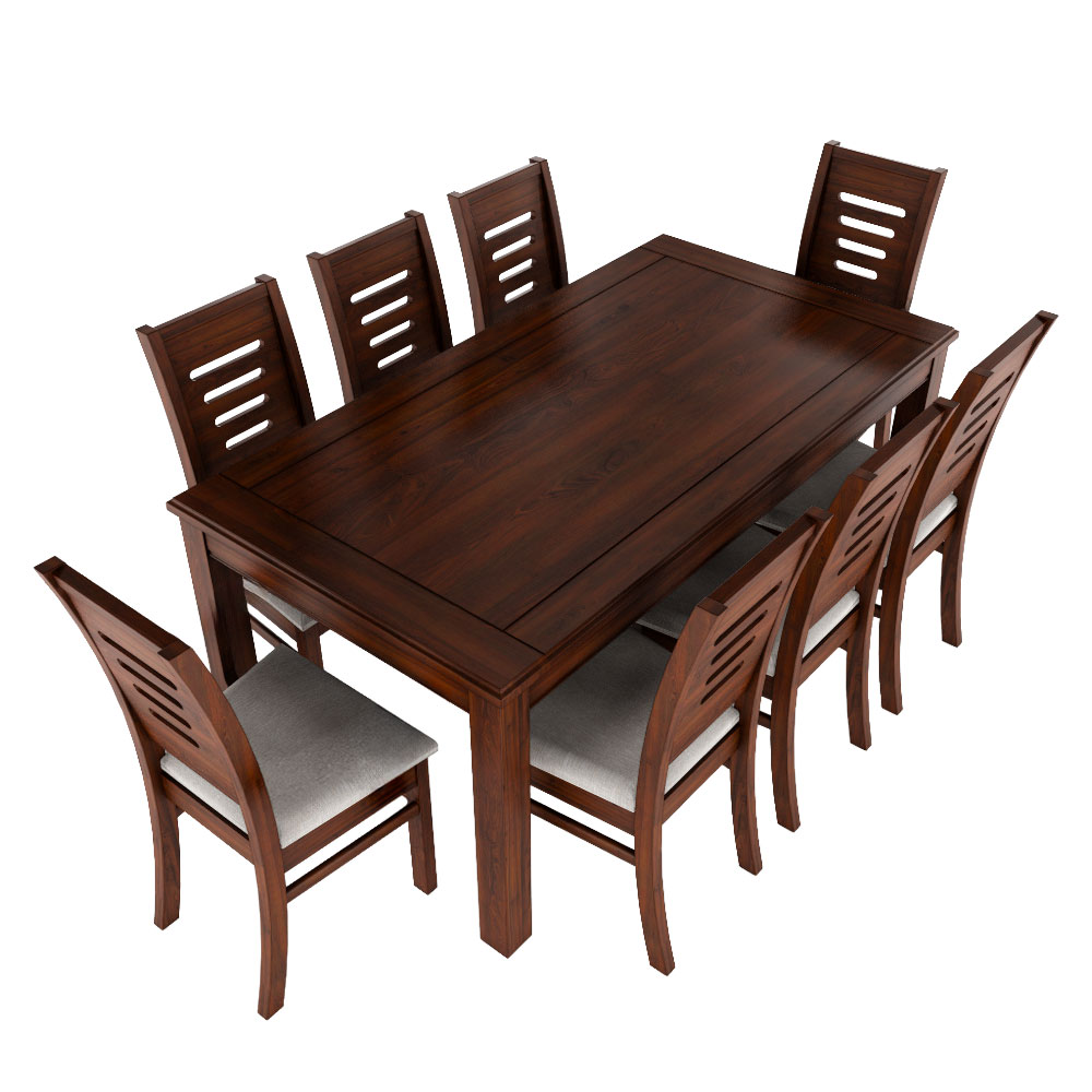Juego de comedor roma nogal 8 personas 1