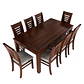 Juego de comedor roma nogal 8 personas - Miniatura 1