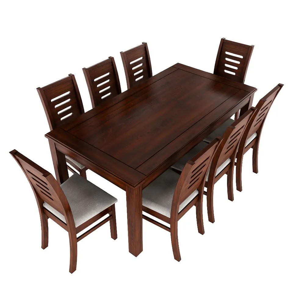 Juego de comedor roma nogal 8 personas 1
