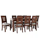 Juego de comedor roma nogal 8 personas - Miniatura 3