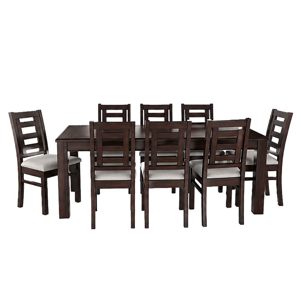 Juego de comedor sevilla chocolate 8 personas 1
