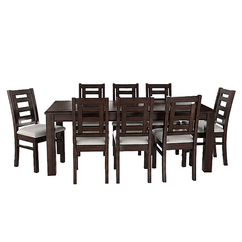 Juego de comedor sevilla chocolate 8 personas