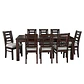 Juego de comedor sevilla chocolate 8 personas - Miniatura 1