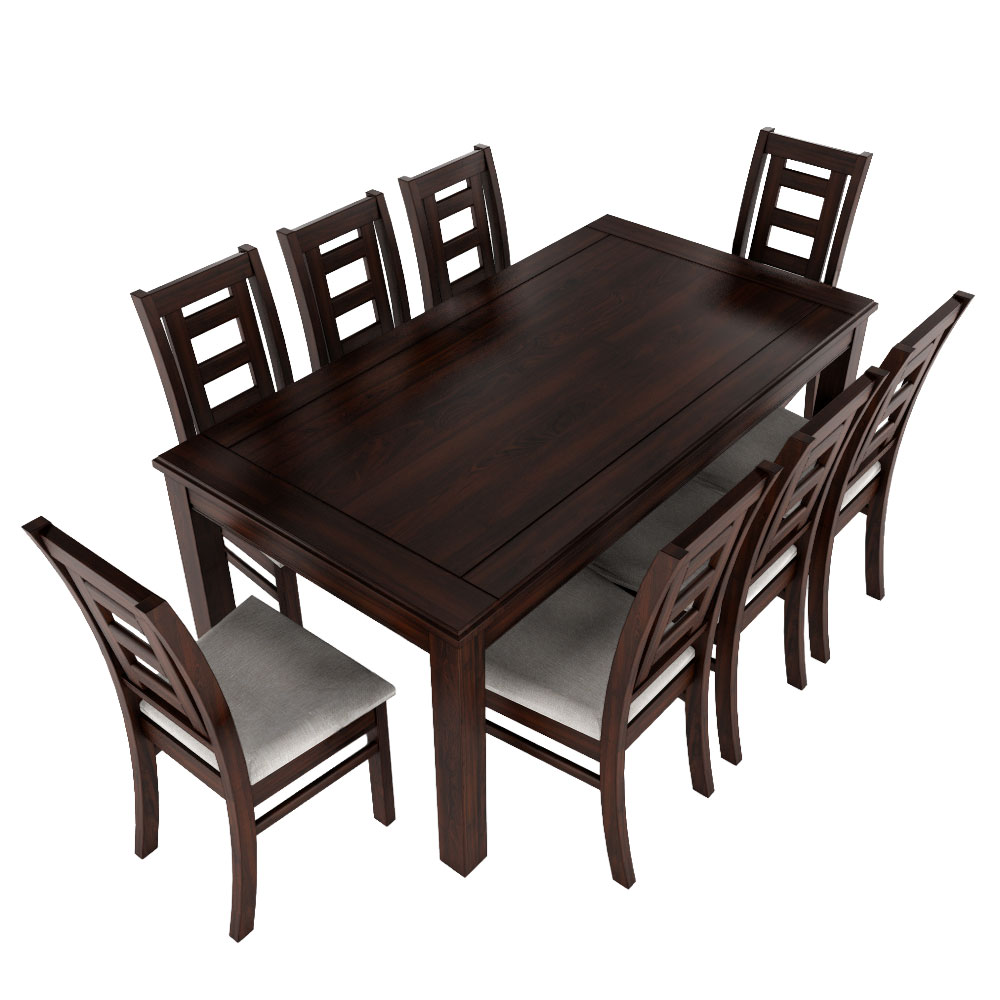 Juego de comedor sevilla chocolate 8 personas 3