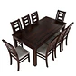 Juego de comedor sevilla chocolate 8 personas - Miniatura 3